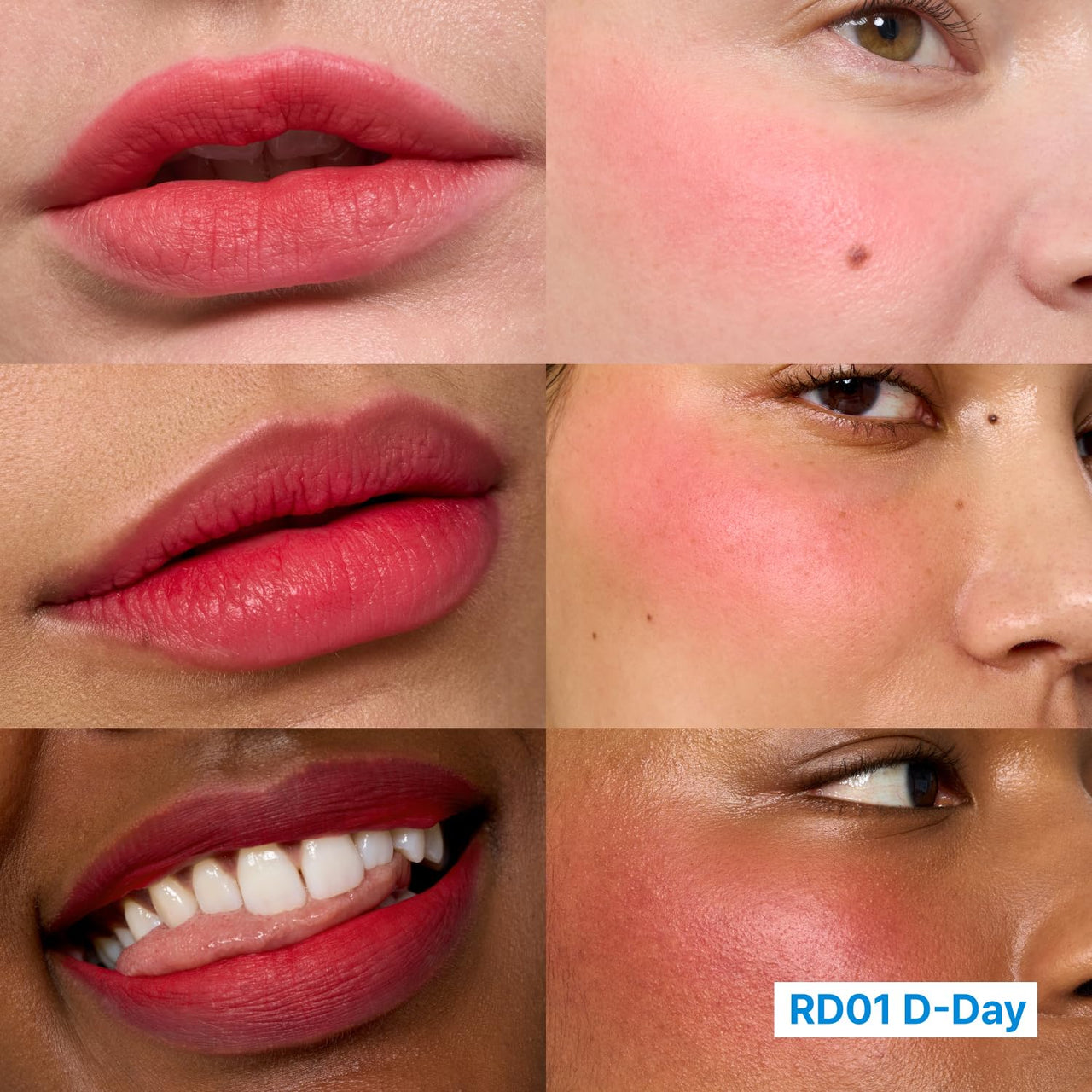 fwee Blurry Pudding Pot | Airbrushed Blush & Lip, Buildable & High Pigment, Long-lasting, Lightweight, Natural Soft Matte Finish, Satin Finish Blurring Blush - D-day (Neon Red) | 0.17 oz