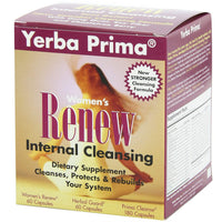 Thumbnail for Yerba Prima Women’s Renew Internal Cleansing System - 30 Day Cleanse and Detox Kit - Female Detoxifying Herbal Support Supplements