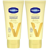 Thumbnail for Vaseline Lotion, Intensive Care Nourishing Moisture 2-Pack – Moisturizer with Oat Extract + Ultra-Hydrating Lipids for Healing Extremely Dry Skin, 2 Oz Ea
