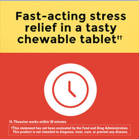 Thumbnail for Nature Made Chewable L Theanine 200mg, L-Theanine Supplement for Stress Relief, 50 Chewable Tablets, 50 Day Supply
