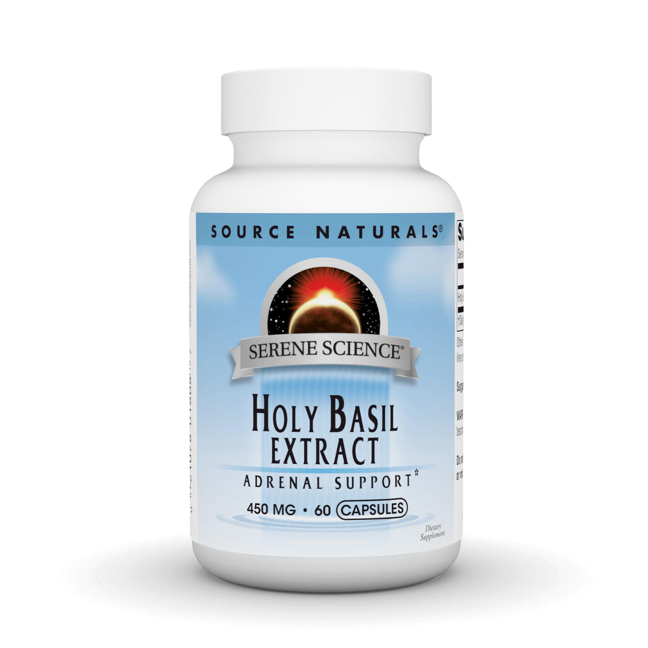 Source Naturals Serene Science Holy Basil Extract, Adrenal Support* 450 mg - 60 Capsules