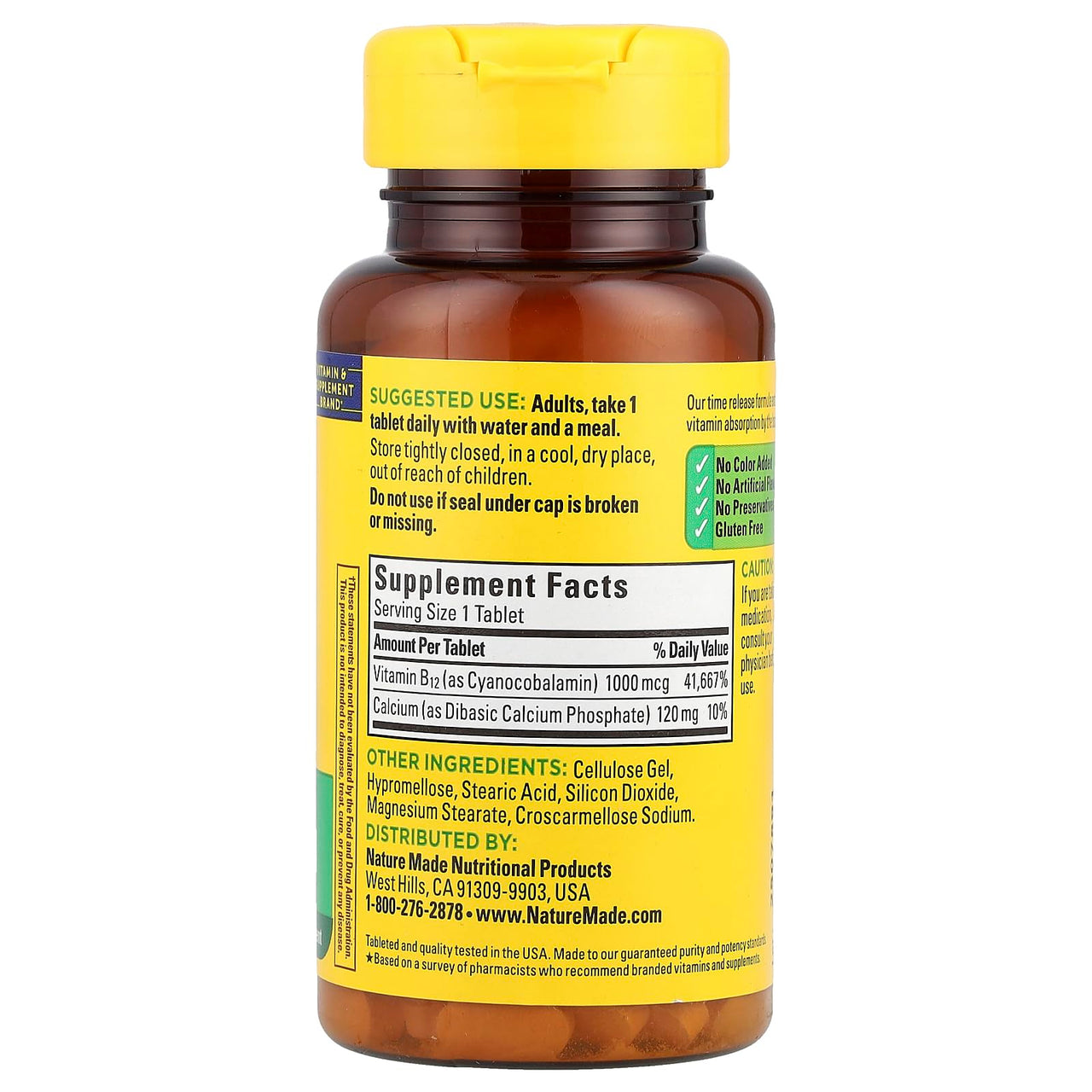 Nature Made, Vitamin B-12 1000 mg, 75 ct