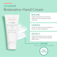 Thumbnail for Avène Cicalfate Hand Cream, Intense Nourishing Lotion for Dry Cracked Hands, 3.3 Oz