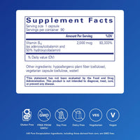 Thumbnail for Pure Encapsulations Adenosyl/Hydroxy B12 90's - High-Potency B Vitamin - for Energy Metabolism & Neurological Support* - Brain Support Supplement* - Vegan & Gluten Free - 90 Capsules