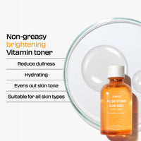 Thumbnail for JUMISO All Day Vitamin Glow Boost Facial Toner, Vitamin Daily Toner, Vitamin B,C Toner, Skin Brightening Hydrating, Glowing Toner, Naturally Radiant&Plump Skin, EO&Fragrance Free, 125ml 4.22 FL.OZ