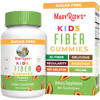 Thumbnail for MaryRuth Organics Fiber Gummies for Kids | 2 Month Supply | Sugar Free | Soluble Fiber Supplement | Gut Health & Digestion Support | 3g Fiber per Gummy | Vegan | 60 Count