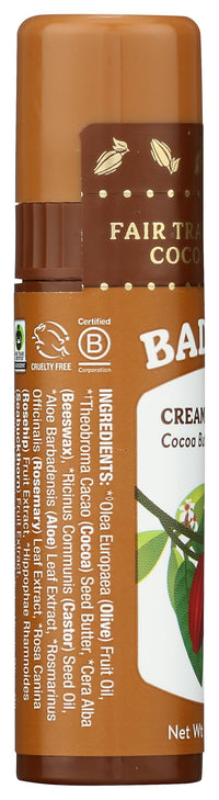 Thumbnail for Badger, Creamy Cocoa Lip Balm Stick, 0.25 Ounce