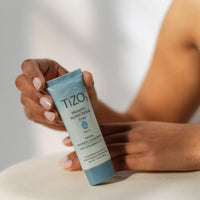 Thumbnail for TiZO3 Facial Mineral Sunscreen and Primer, Tinted Broad Spectrum SPF 40 with Antioxidants, Sheer matte finish, Fragrance-Free, Oil-Free, Dermatologist-recommended, PA+++ 1.75 oz