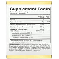 Thumbnail for Kids Pre-Probiotic Pixies with Elderberry & Blueberry, 5 Billion CFUs, 30 Packets, 1.5g Each by California Gold Nutrition