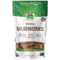 Thumbnail for NOW Foods, Organic GoldenBerries, South American Superfruit with Fiber, Potassium, and Vitamin A, 8-Ounce (Packaging May Vary)