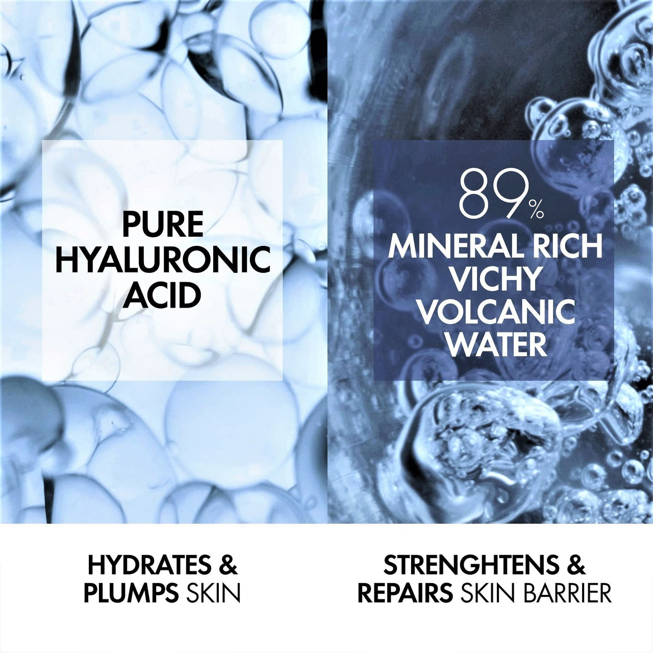 Vichy Aqualia Thermal Spa Face Night Cream and Overnight Mask with Hyaluronic Acid, Moisturizer for Face and Neck, Moisturizing Night Time Anti Wrinkle Cream, Light Scent, Paraben Free