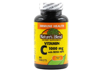 Thumbnail for Nature`s Blend Vitamin C 1000mg w/Rose Hips Tablets 100 ct
