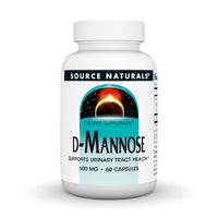 Thumbnail for Source Naturals D-Mannose, Potent Urinary Tract & Bladder Health Support*, 500mg - 60 Capsules