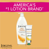 Thumbnail for Jergens Ultra Healing Dry Skin Lotion, Hand and Body Moisturizer for Quick Absorption into Extra Dry Skin with Hydralucence Blend, Vitamins C, E and B5, White, 32oz