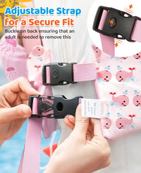 Thumbnail for HeySplash Swim Vest for Kids, Toddler Pool Floaties Fit 33-66 Lbs,Swimming Vest with Adjustable Strap, Swim Jacket Water Wing Arm Float, Puddle Beach Boat Jumper Float Device Girl,Pink Whale