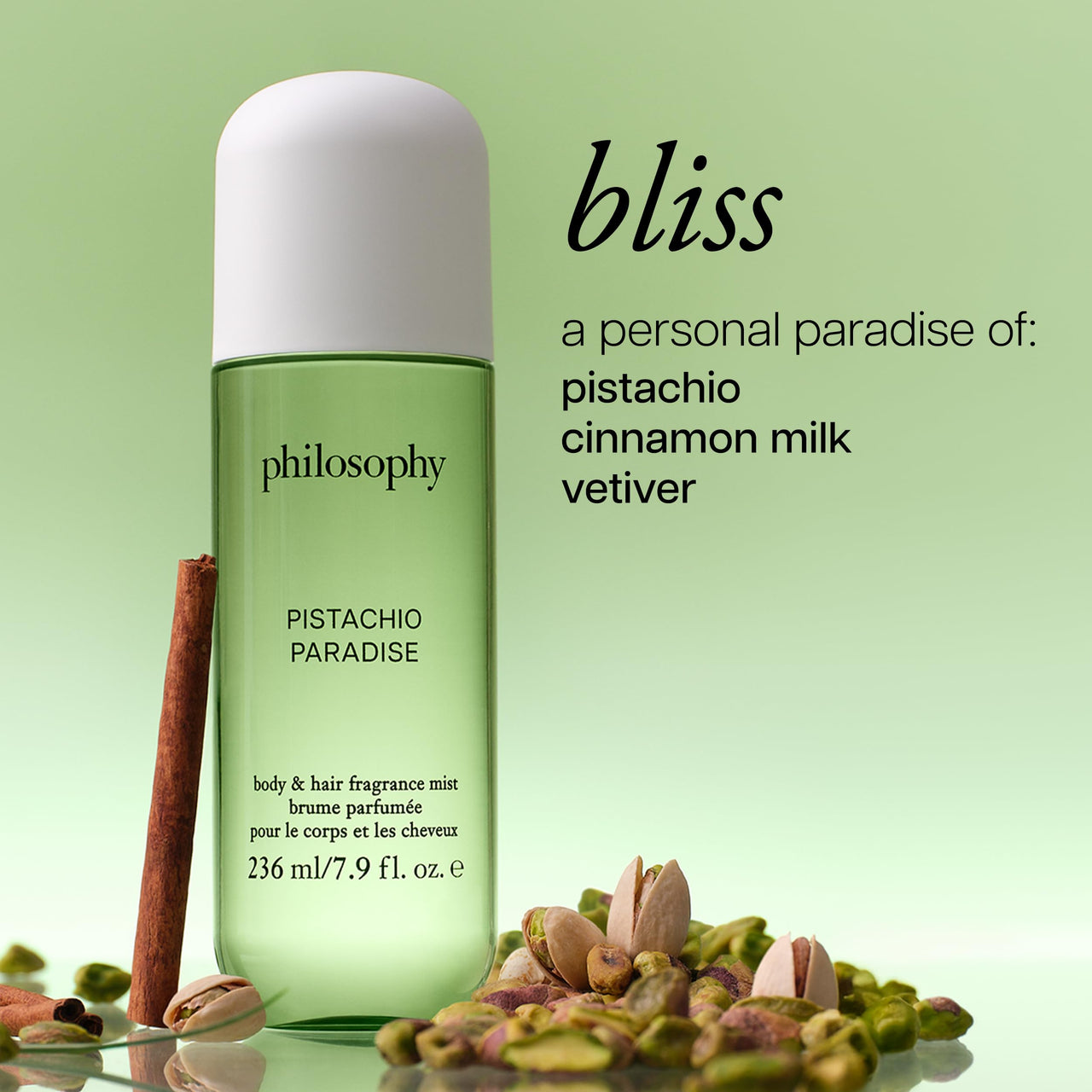 philosophy Pistachio Paradise Hair and Body Mist – 7.9 fl oz