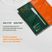 Thumbnail for MEDITHERAPY A Clearing Toner Swab (1.57in Swabs + 0.33 fl.oz Toner), Pore Tightening Swab (7 Pouches), Soft Exfoliator for Acne-Prone Skin, Vegan, Korean Skincare