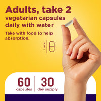 Thumbnail for Nature Made Magnesium + Ashwagandha Capsules, Stress Relief and Sleep Support, Magnesium 300 mg and Ashwagandha Supplements, 60 Capsules, 30 Day Supply