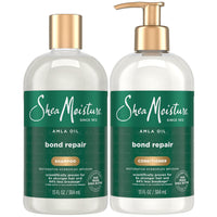 Thumbnail for SheaMoisture Shampoo & Conditioner, Amla Oil, Bond Repair Hair Treatment for Dry, Damaged Hair, Anti-Frizz Products for Curly Hair, 13 Oz Ea