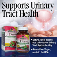 Thumbnail for Nature's Answer Urinary Tract Health | Fast Acting Three-Day Regimen | Cranberry Flavor Dietary Supplement | Alcohol-Free, Gluten-Free, Kosher Certified, Vegetarian & Vegan 90 Capsules