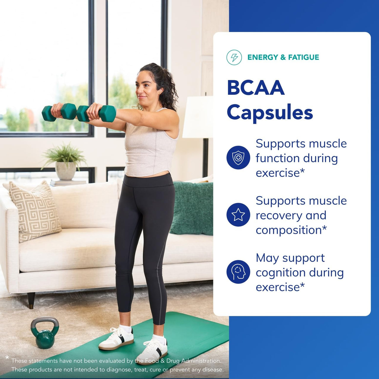 Pure Encapsulations BCAA Capsules | Hypoallergenic Supplement to Support Muscle Function During Exercise* | 250 Capsules