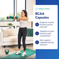 Thumbnail for Pure Encapsulations BCAA Capsules | Hypoallergenic Supplement to Support Muscle Function During Exercise* | 250 Capsules