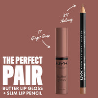 Thumbnail for NYX PROFESSIONAL MAKEUP Butter Gloss, Non-Sticky Lip Gloss - Ginger Snap (Chocolate Brown)