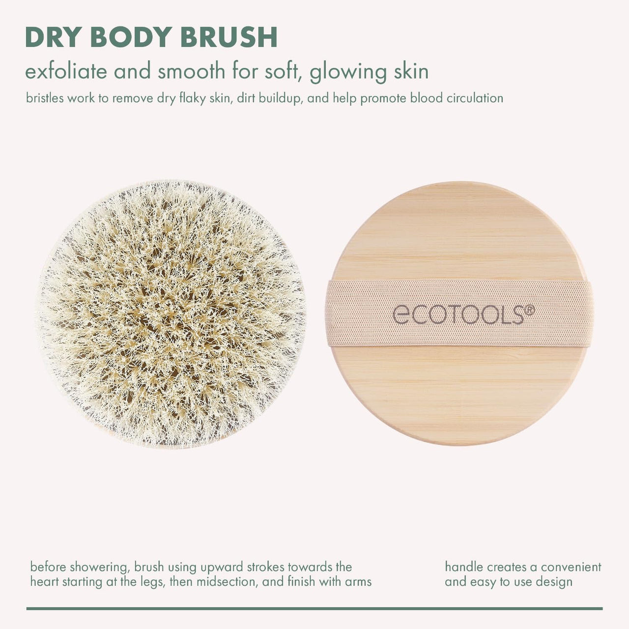 EcoTools Dry Body Brush For Exfoliating Brush Removes Dry Skin