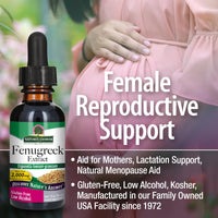 Thumbnail for Nature's Answer Fenugreek Seed with Organic Low Alcohol 2 Fluid Ounce | Female Reproductive Support | Aid For Mothers | Lactation Support | Natural Menopause Aid
