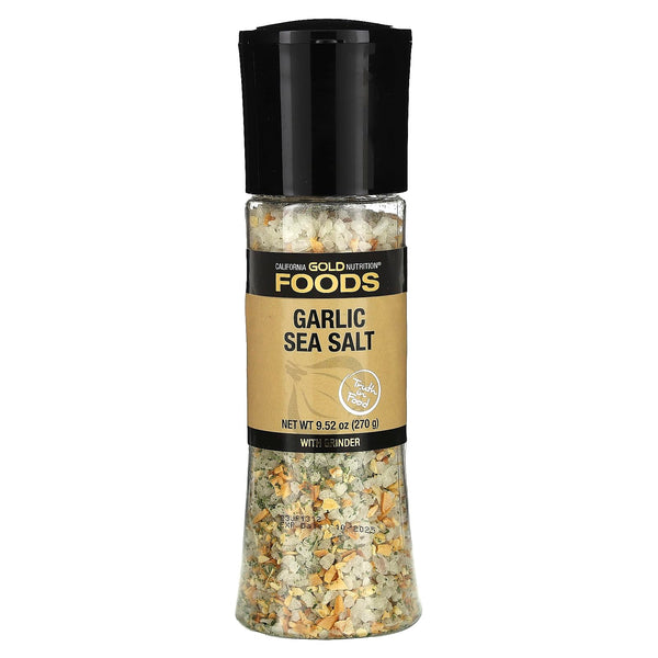 California Gold Nutrition Foods, Garlic Sea Salt Grinder, 9.52 oz (270 g)
