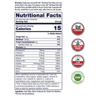 Thumbnail for KAL Nutritional Yeast Flakes, Fortified with B12, Folic Acid & Other B Vitamins, Unsweetened, Great Nutty Flavor, Vegan & Gluten Free, 60-Day Money Back Guarantee, Made in The USA, 20 Servings, 3.1oz