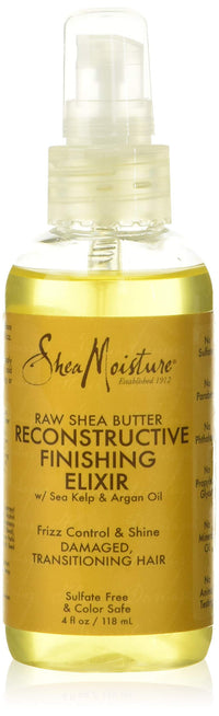 Thumbnail for SheaMoisture Hair Styling Agent, Raw Shea Butter Reconstructive Finishing Elixir Hair Oil for Dry Hair, 4 oz