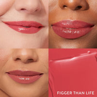 Thumbnail for LAURA GELLER NEW YORK Jelly Balm Moisturizing Tinted Lip Balm - Figger Than Life - Hydrating Vitamin E - Semi-Shine Finish