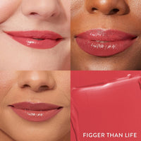 Thumbnail for LAURA GELLER NEW YORK Jelly Balm Moisturizing Tinted Lip Balm - Figger Than Life - Hydrating Vitamin E - Semi-Shine Finish