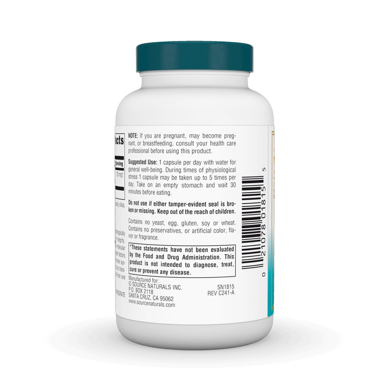 Source Naturals Wellness Transfer Factor, Supports Immune System Response* 125mg - 30 Capsules