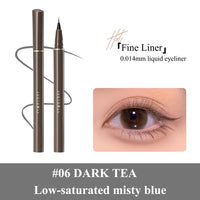 Thumbnail for Judy Doll Liquid Eyeliner, Ultra Fine Liquid Eyeliner Waterproof with Smooth Strong Fibres, Smudge-proof, Longwearing, Smooth Eye Liners with Ultra-Fine Tip (#06 Dark Tea Upgrade)