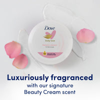 Thumbnail for Dove Nourishing Body Care, Face, Hand, and Body Beauty Cream for Normal to Dry Skin Lotion for Women with 24-Hour Moisturization, 4-Pack, 2.53 Oz Each Jar