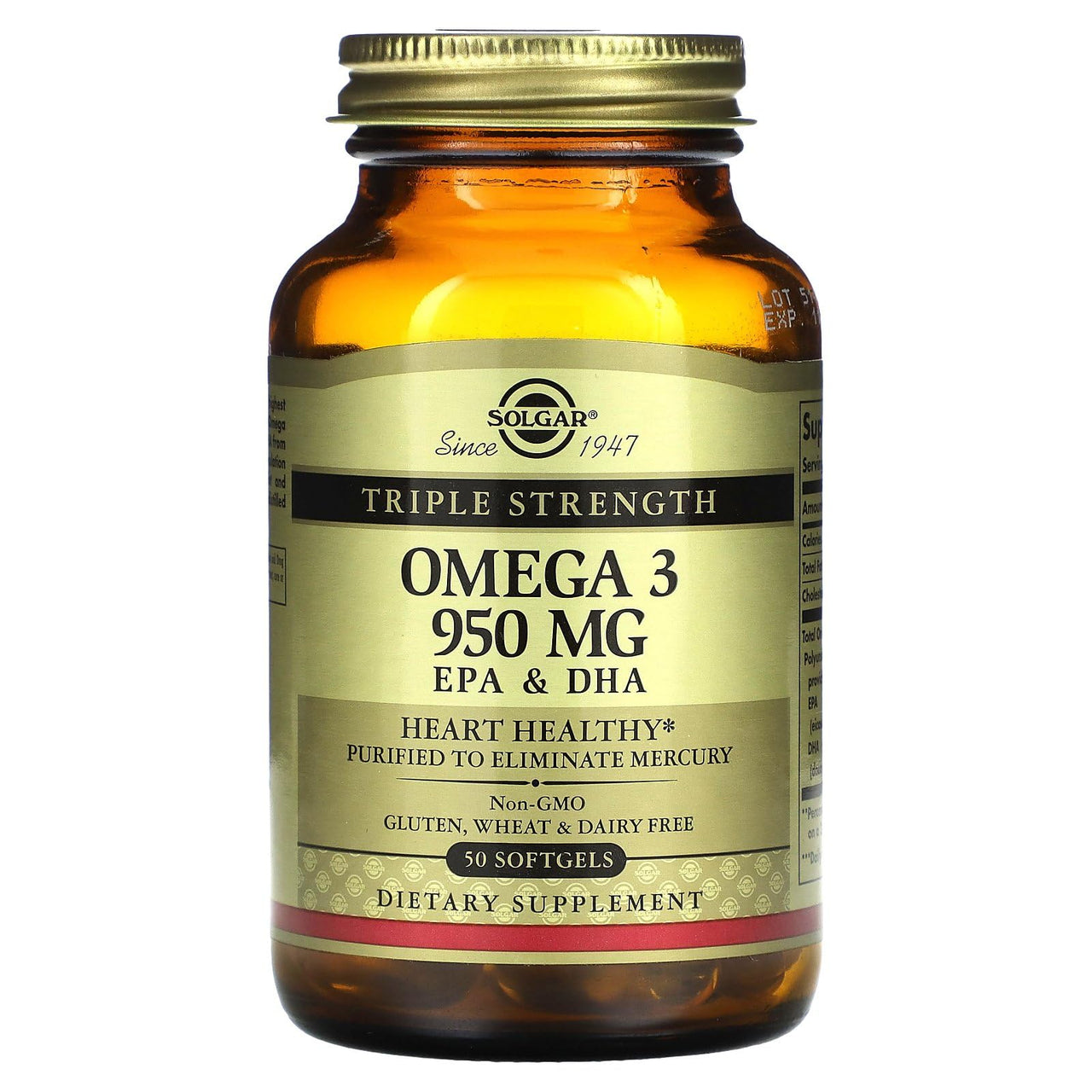 Omega-3 "950" mg Solgar 50 Softgel