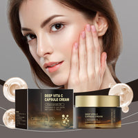 Thumbnail for Deep Vitamin C Golden Capsule Face Moisturizer | Liposome Capsules For Wrinkles & Skin Radiance |Vitamin C Lotion for Instant Glow| Transparent Gel for Glow Hydration (1 pcs)