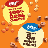 Thumbnail for Gripz Mini Baked Snack Crackers, Sweet and Salty Snacks, Variety Pack, 11oz Box (12 Pouches)