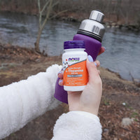 Thumbnail for NOW Foods Supplements, L-Theanine 200 mg with Inositol, Stress Management*, 60 Veg Capsules