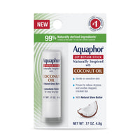 Thumbnail for Aquaphor Naturally Inspired Lip Repair Stick with Coconut Oil and Natural Shea Butter, Hydrating Lip Balm Immediately Relieves Dryness, 0.17 Oz Stick