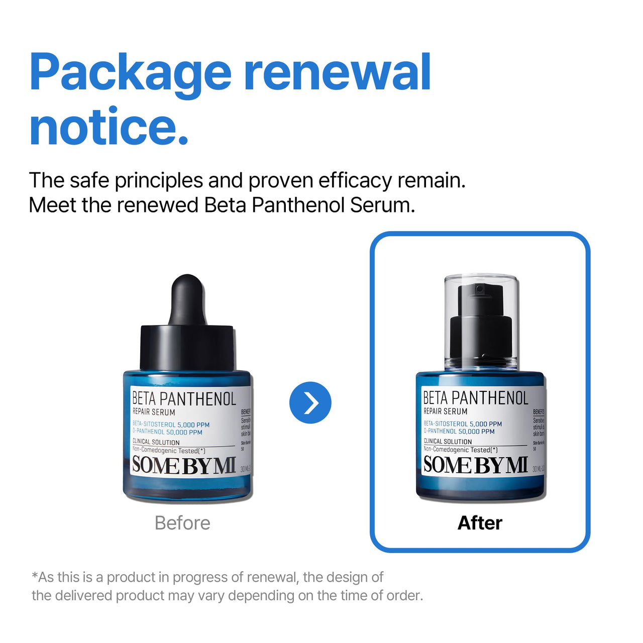SOME BY MI Beta-Panthenol Repair Serum – 1.01oz, 30ml – Korean Hydrating Hyaluronic Acid Serum for Face – Daily Barrier Repair & Soothing Formula with Beta-Sitosterol & Panthenol – Korean Skin Care
