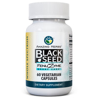 Thumbnail for Amazing Herbs Black Seed Fenuzume Bronc-Care, Vegetarian Capsules - Gluten-Free, Non-GMO, Vegan, Enhances Immune Response, Improves Allergic Conditions & General Well-Being - 60 Count