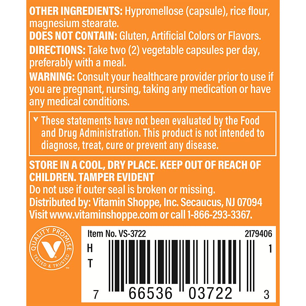 The Vitamin Shoppe Liver Cleanse Antioxidant Support Liver Health, (60 Vegetable Capsules)