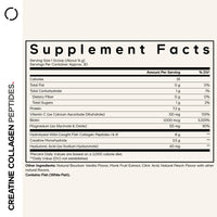 Thumbnail for Codeage Creatine Collagen Peptides - Creatine Monohydrate Powder Supplement, Wild-Caught Marine Collagen, Biotin, Magnesium, Vitamin C, Hyaluronic Acid - Vanilla Flavored - Non-GMO - 15 Oz