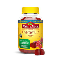 Thumbnail for Nature Made Vitamin B12 Gummies 1000 mcg per serving, Dietary Supplement for Energy Metabolism Support, B12 Vitamins, 80 Gummy Vitamins, 40 Day Supply