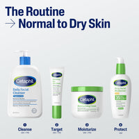 Thumbnail for Cetaphil Face Wash, Daily Facial Cleanser for Sensitive, Combination to Oily Skin, 16 Oz, Fragrance Free, Gentle Foaming, Soap Free, Hypoallergenic