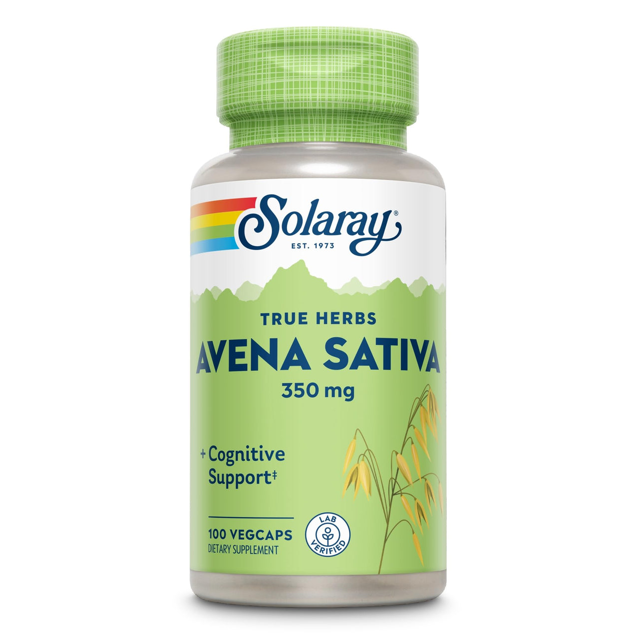 SOLARAY Avena Sativa, 350 mg | 100 Count