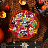 Thumbnail for SNICKERS, SKITTLES Gummies, TWIX & LIFE SAVERS Halloween Gummies Fun Size and Mini Chocolate Candy Variety Pack, Halloween Candy Individually Wrapped, 55 Ct Bulk Bag